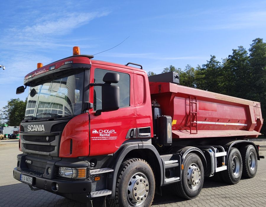 Wywrotka Scania P400 8×4